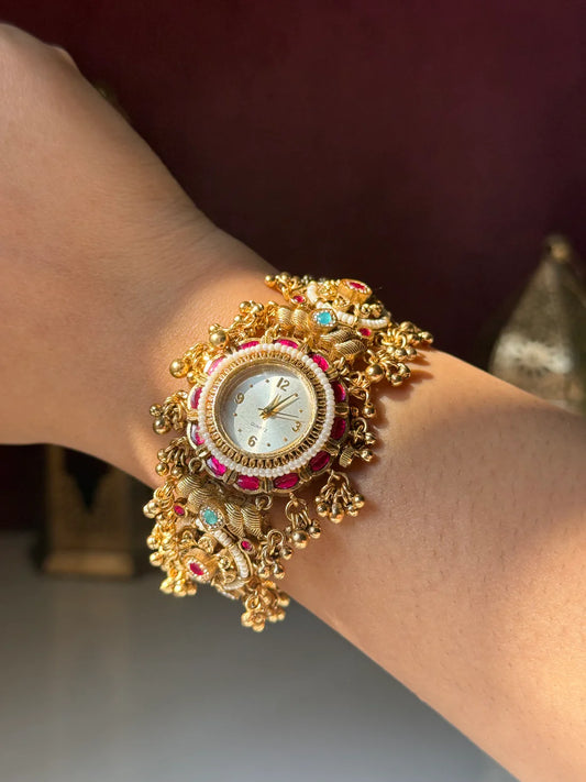 Aaliya Look Super Kashmiri Jewellery Watch
