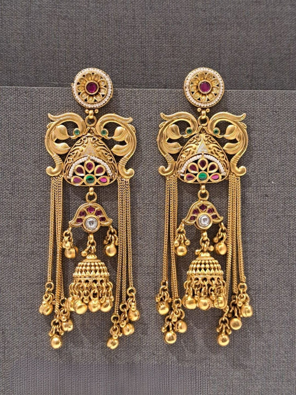 Kashmiri Royal Jhumka Earrings