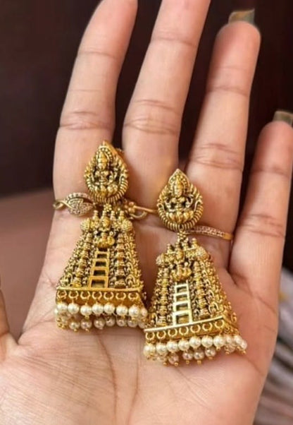 Combo 2 Meenakri Jhumki Set