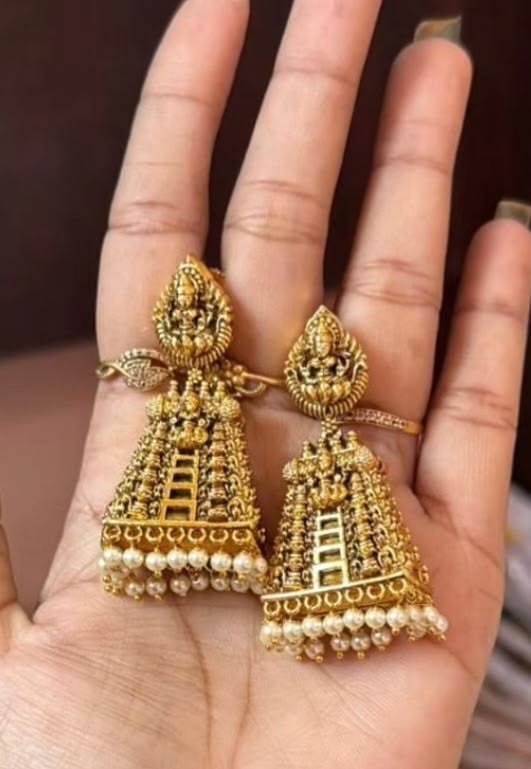 Combo 2 Meenakri Jhumki Set
