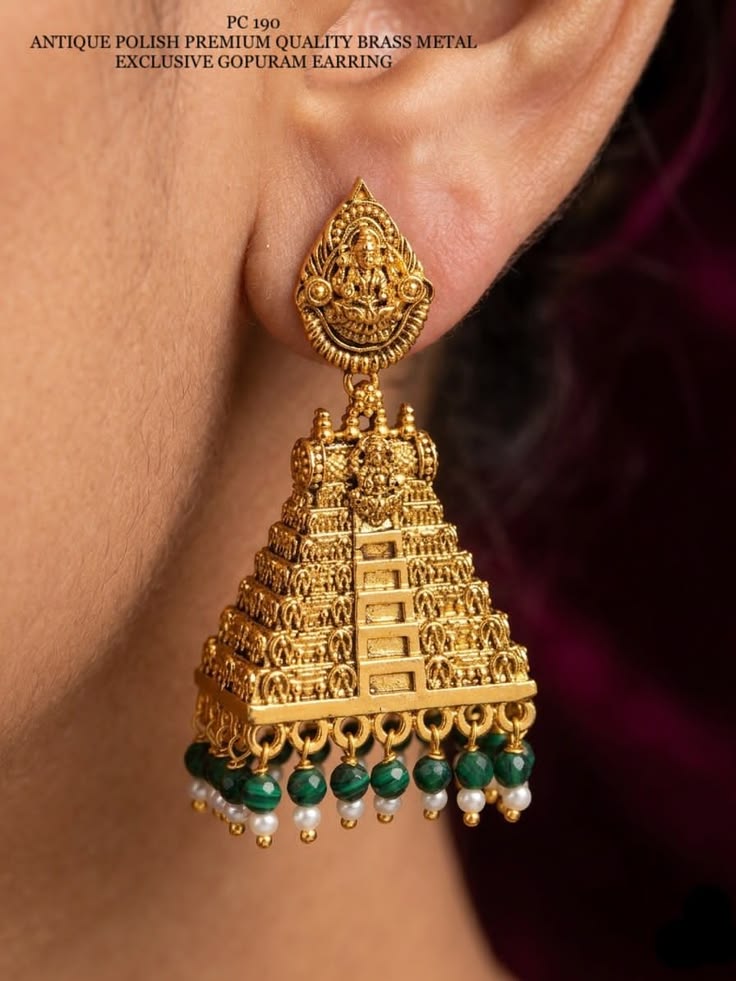 Combo 2 Meenakri Jhumki Set