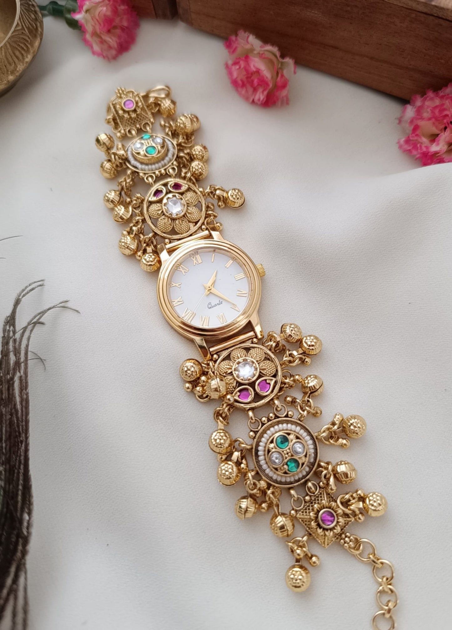 Antique Kashmiri Kemp Watch Designed By Aabharika