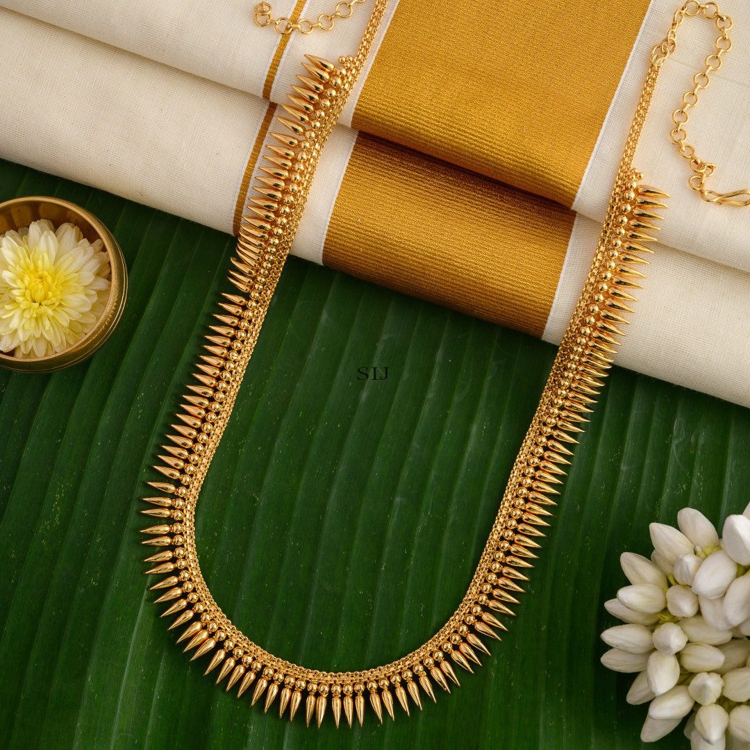 Kerala Style Mulla Mottu One Gram Gold Haram